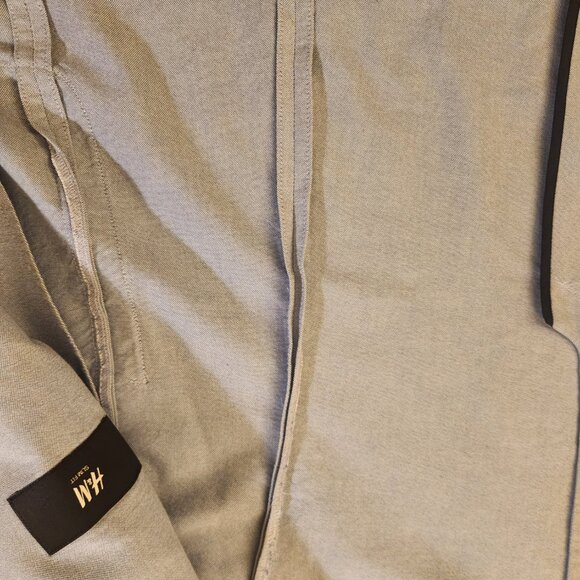 Light Blue Men's H&M 100% Cotton Blazer with Elbow Patches Size 44R Excellent - Picture 6 of 16